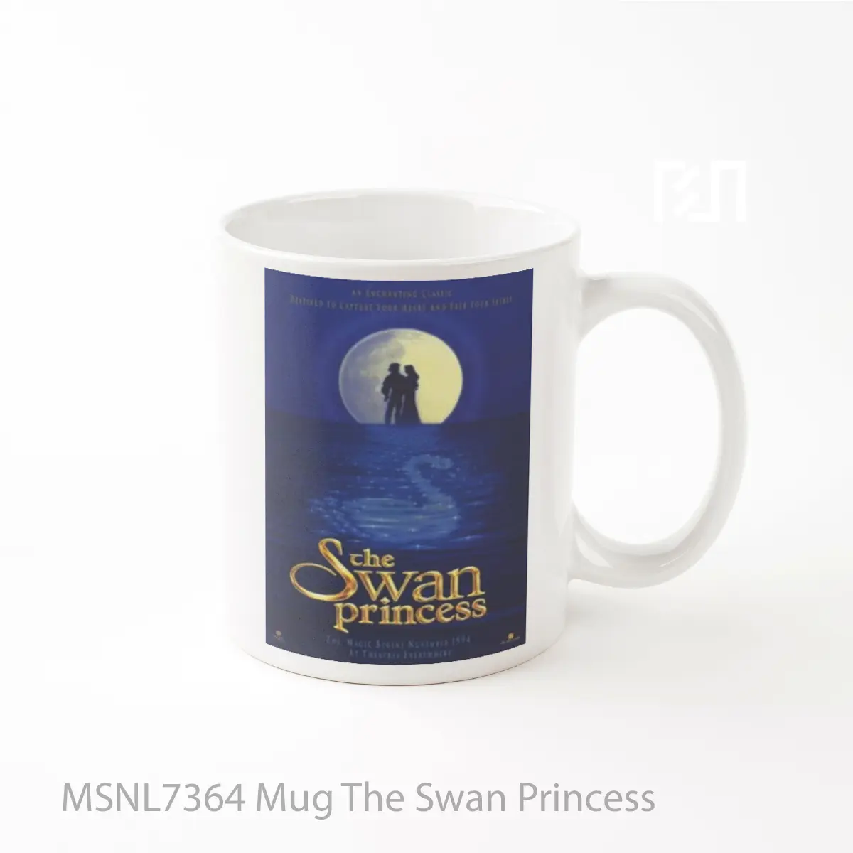 Mug The Swan Princess Gelas Keramik Tema Film MSNL7364