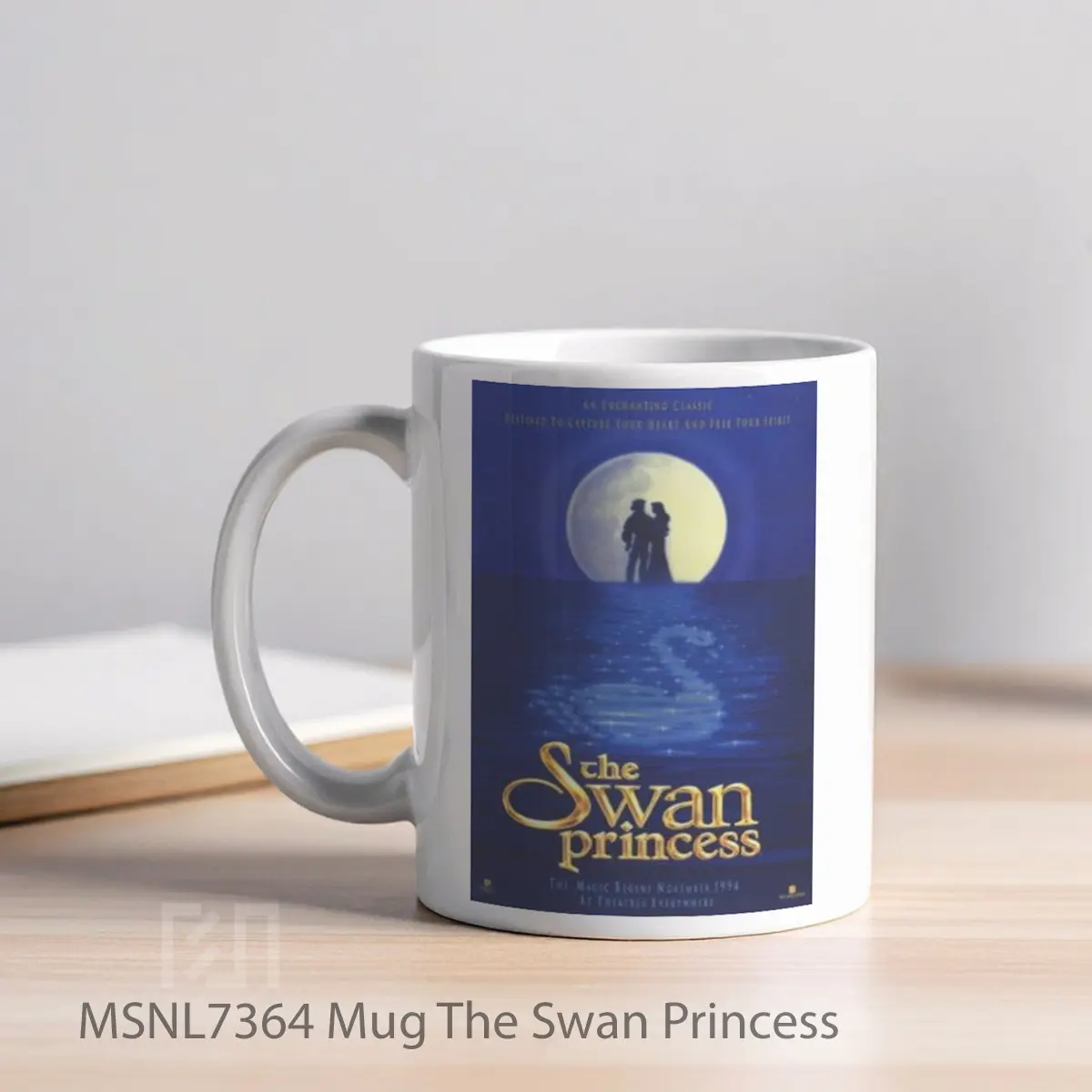 Mug The Swan Princess Gelas Keramik Tema Film MSNL7364 - Tampak Kiri