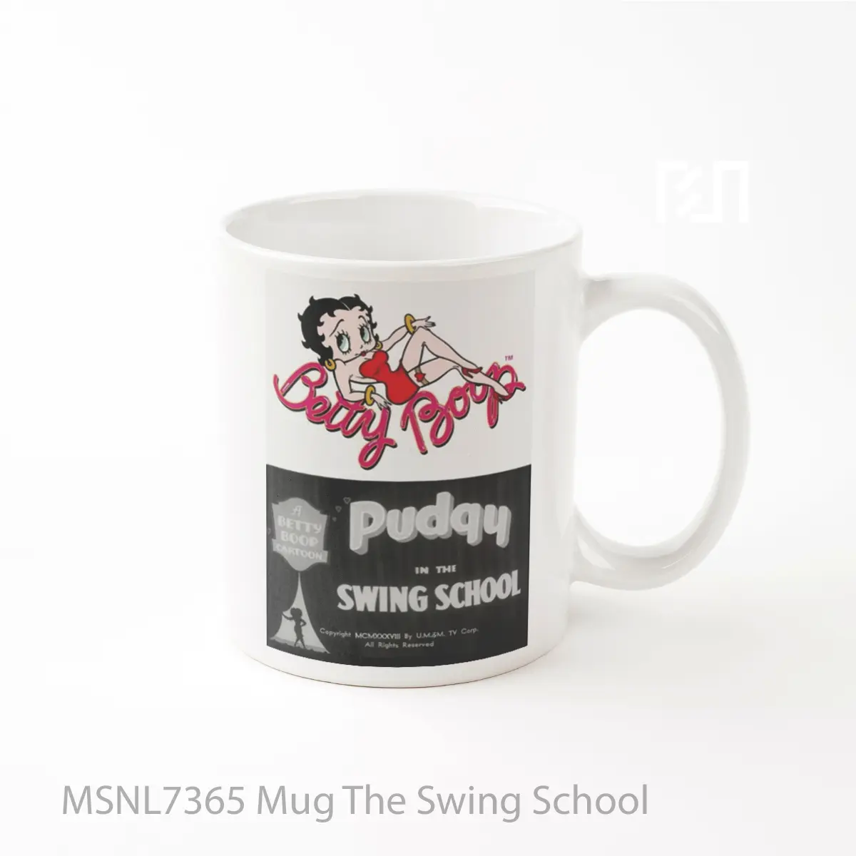 Mug The Swing School Gelas Keramik Tema Film MSNL7365