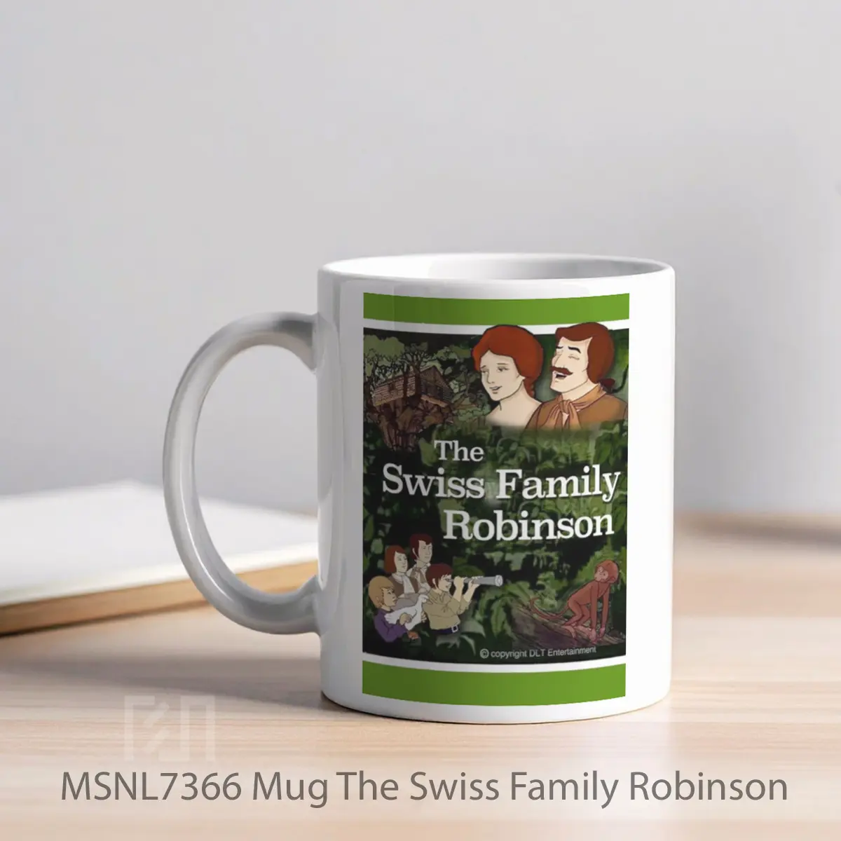 Mug The Swiss Family Robinson Gelas Keramik Tema Film MSNL7366 - Tampak Kiri