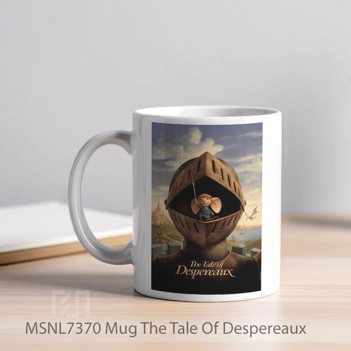 Mug The Tale Of Despereaux Gelas Keramik Tema Film MSNL7370 - Tampak Kiri