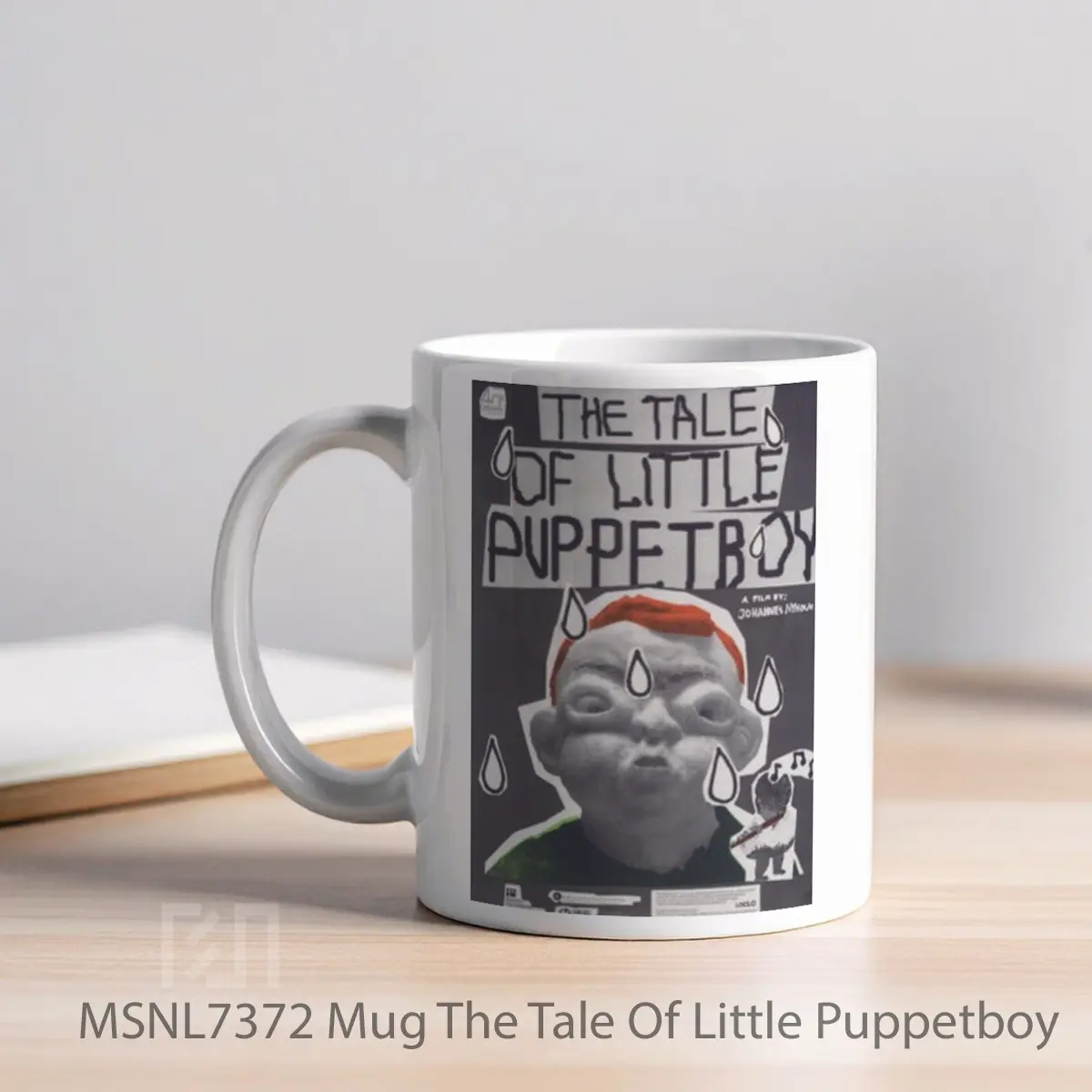 Mug The Tale Of Little Puppetboy Gelas Keramik Tema Film MSNL7372 - Tampak Kiri