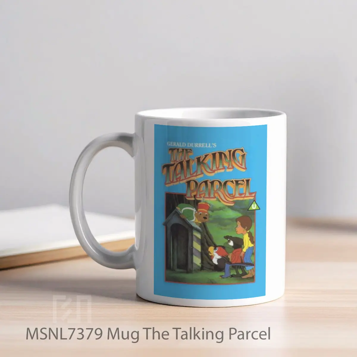 Mug The Talking Parcel Gelas Keramik Tema Film MSNL7379 - Tampak Kiri