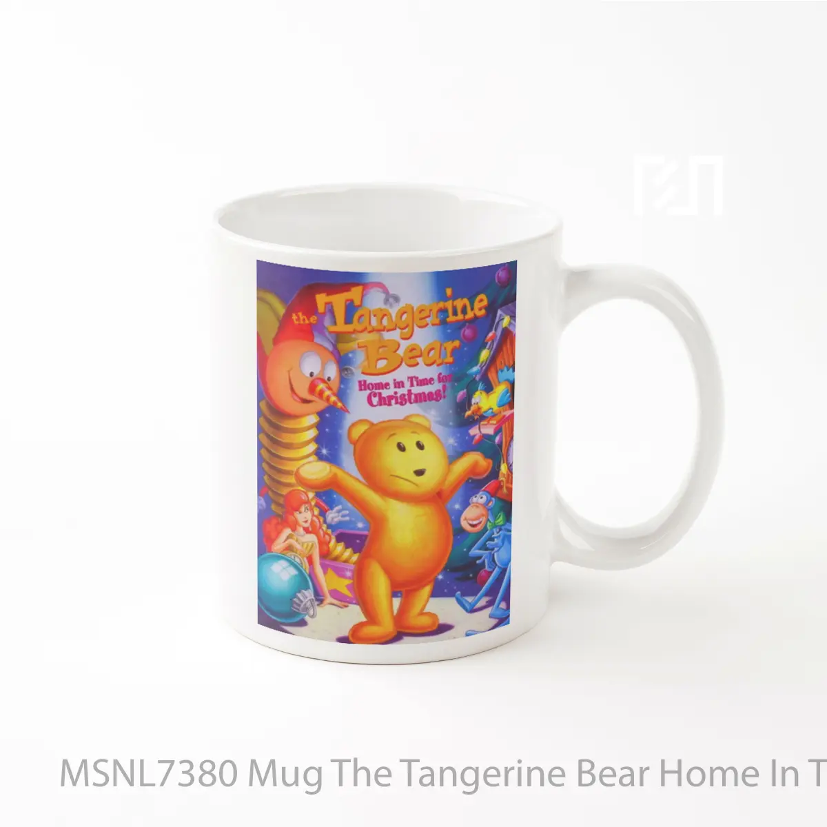 Mug The Tangerine Bear Home In Time For Christmas Gelas Keramik Tema Film MSNL7380