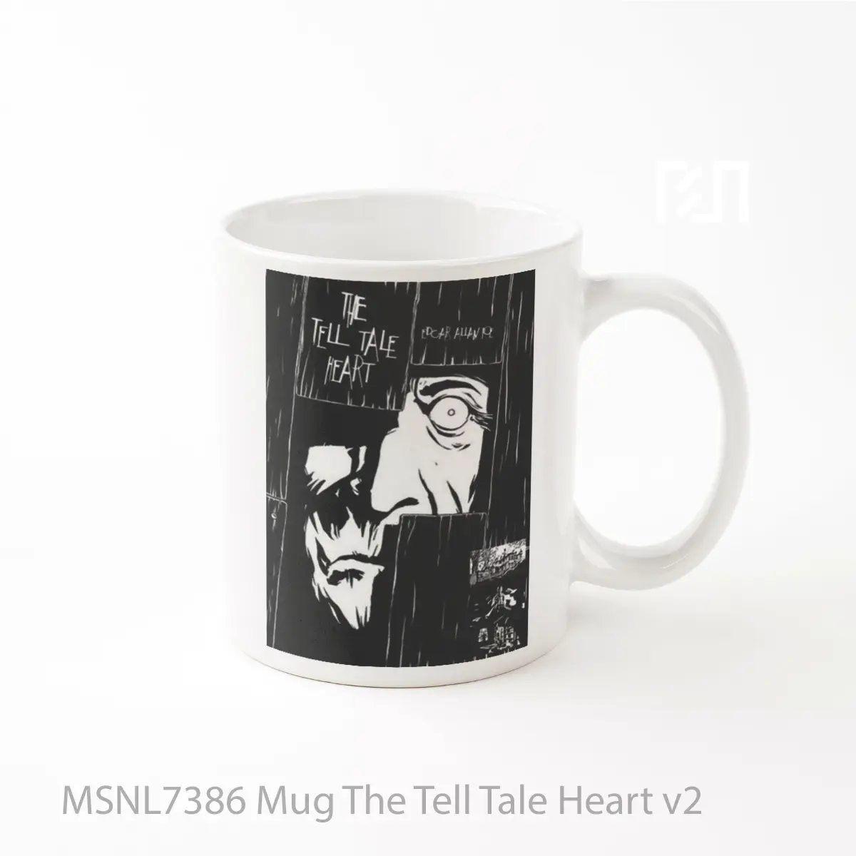Mug The Tell Tale Heart V2 Gelas Keramik Tema Film MSNL7386