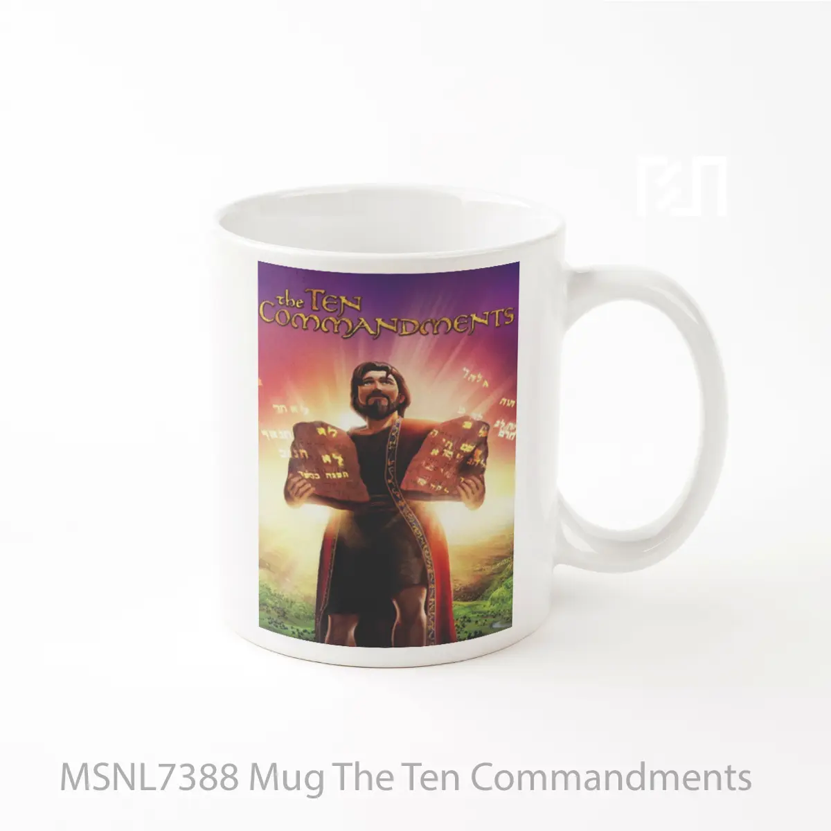 Mug The Ten Commandments Gelas Keramik Tema Film MSNL7388