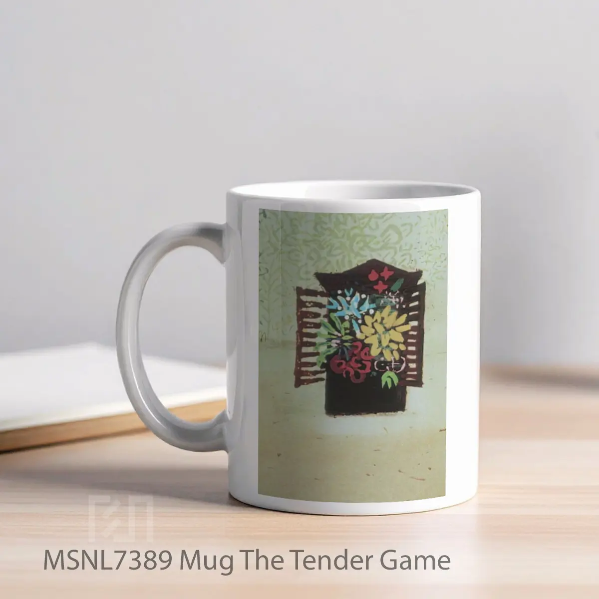 Mug The Tender Game Gelas Keramik Tema Film MSNL7389 - Tampak Kiri