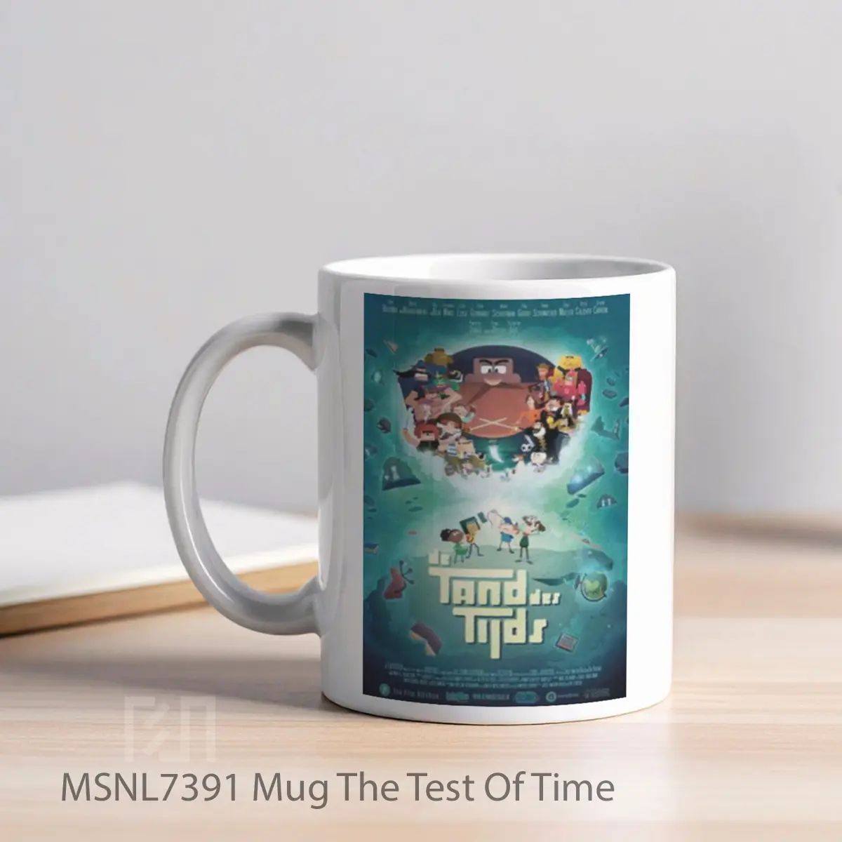 Mug The Test Of Time Gelas Keramik Tema Film MSNL7391 - Tampak Kiri