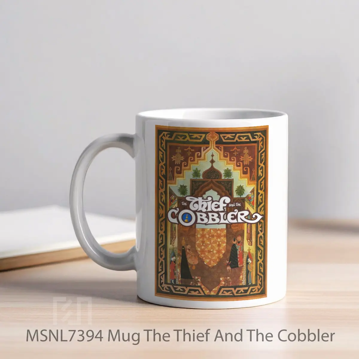 Mug The Thief And The Cobbler Gelas Keramik Tema Film MSNL7394 - Tampak Kiri