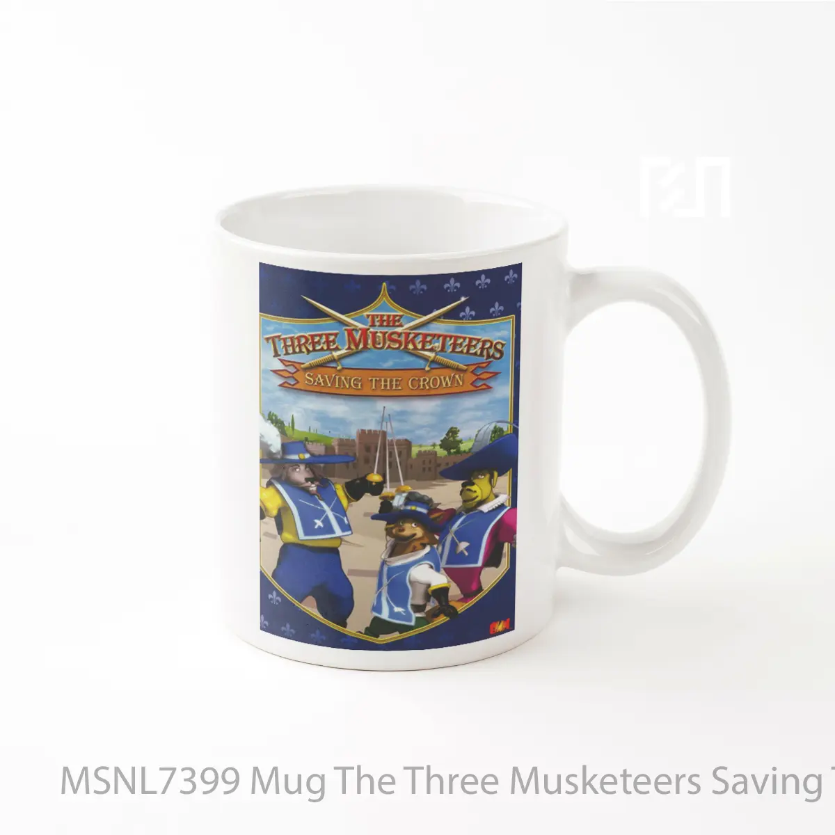 Mug The Three Musketeers Saving The Crown Gelas Keramik Tema Film MSNL7399