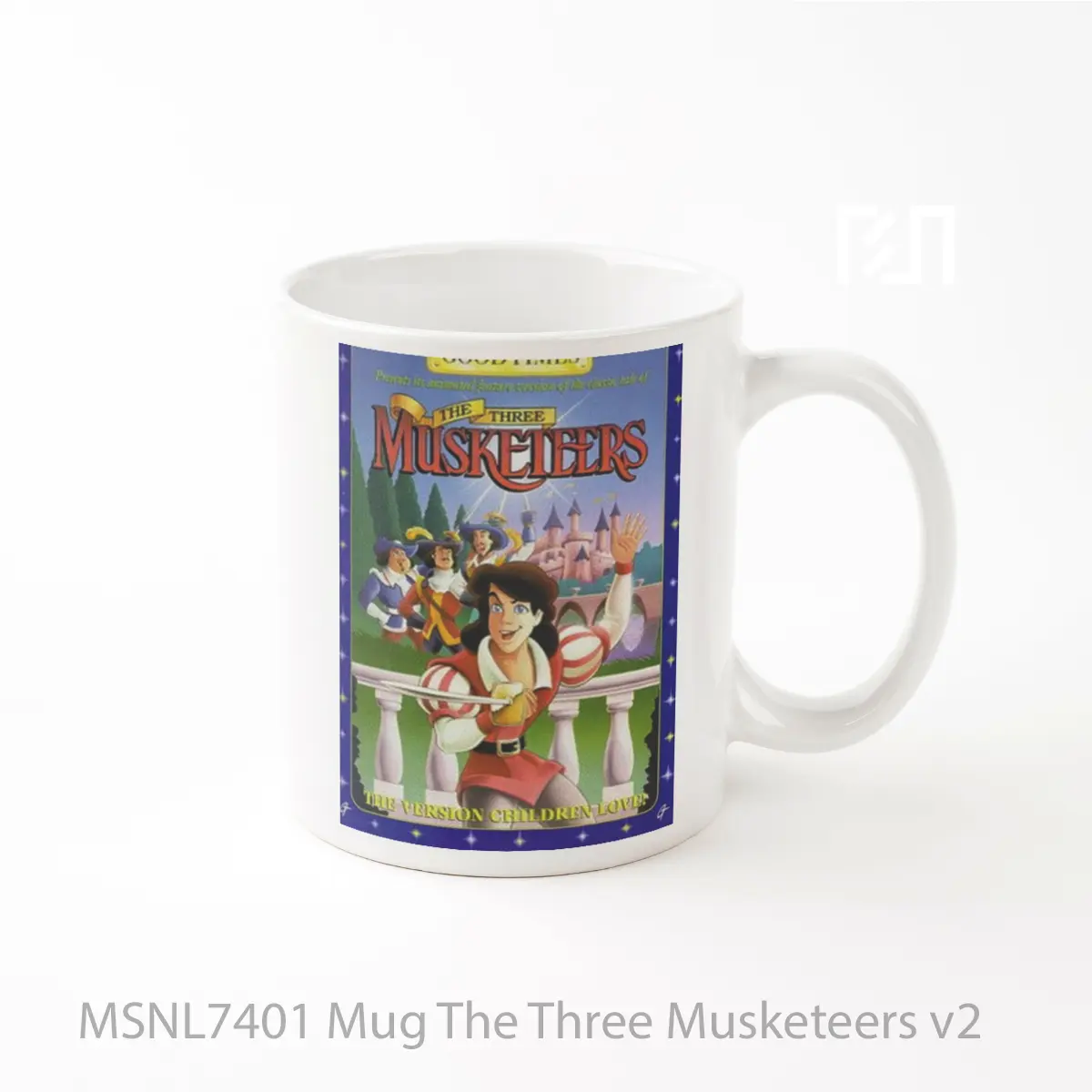 Mug The Three Musketeers V2 Gelas Keramik Tema Film MSNL7401