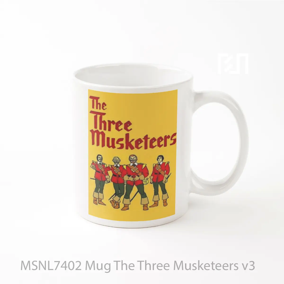 Mug The Three Musketeers V3 Gelas Keramik Tema Film MSNL7402