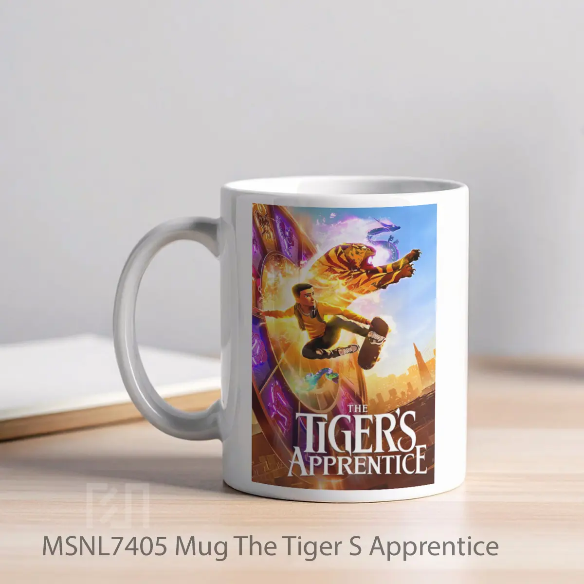 Mug The Tiger S Apprentice Gelas Keramik Tema Film MSNL7405 - Tampak Kiri