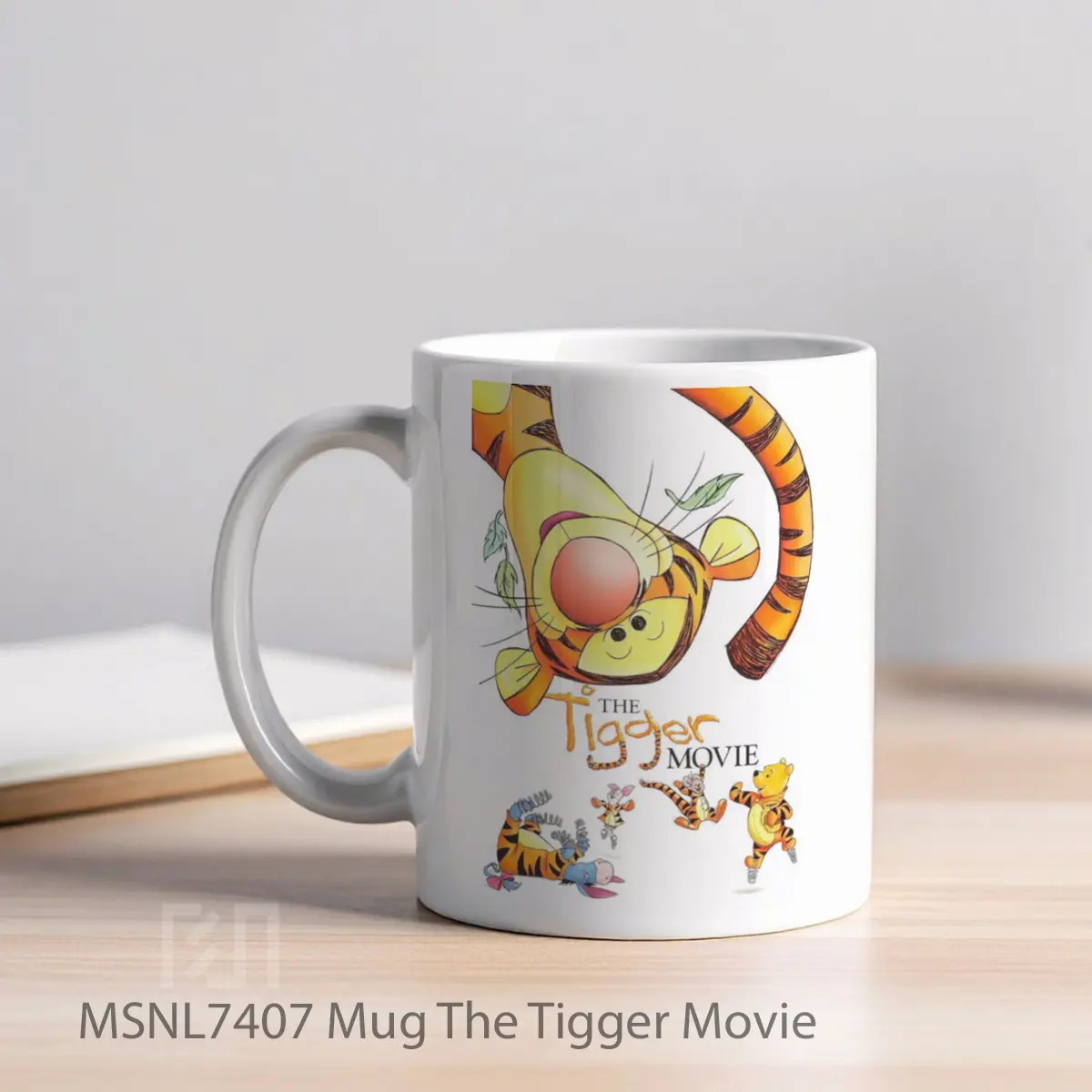Mug The Tigger Movie Gelas Keramik Tema Film MSNL7407 - Tampak Kiri