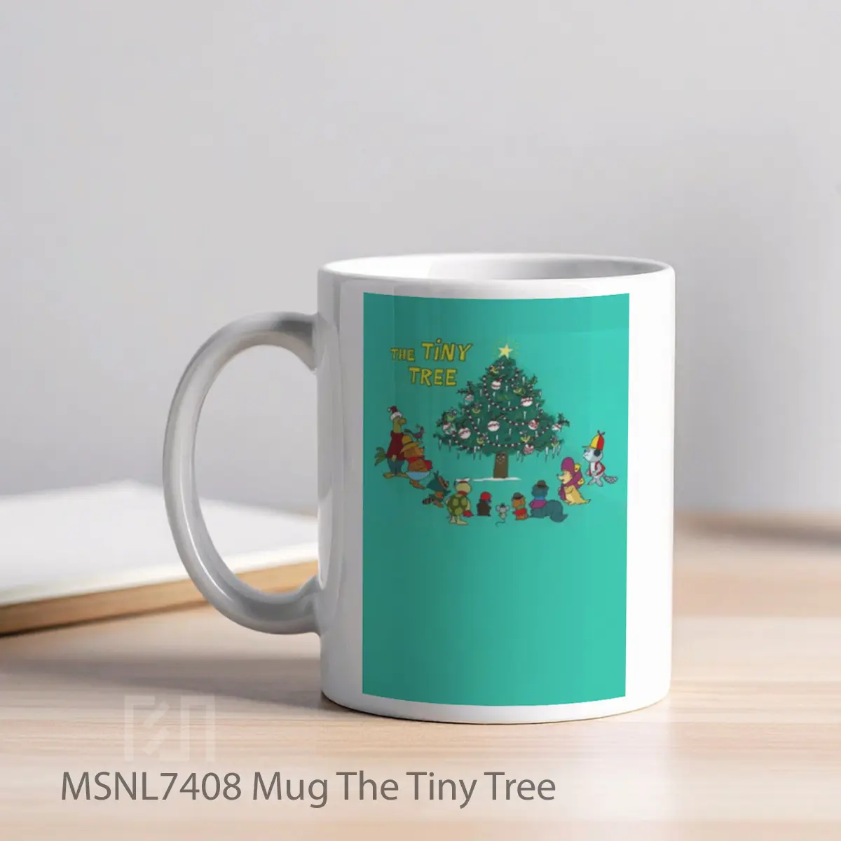 Mug The Tiny Tree Gelas Keramik Tema Film MSNL7408 - Tampak Kiri