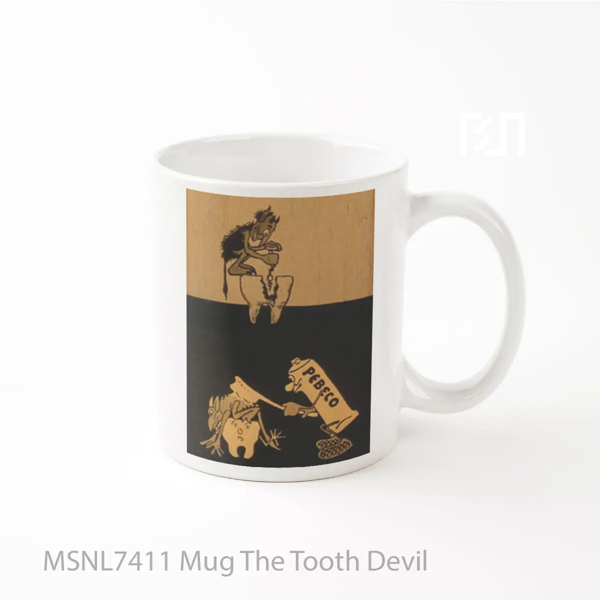 Mug The Tooth Devil Gelas Keramik Tema Film MSNL7411