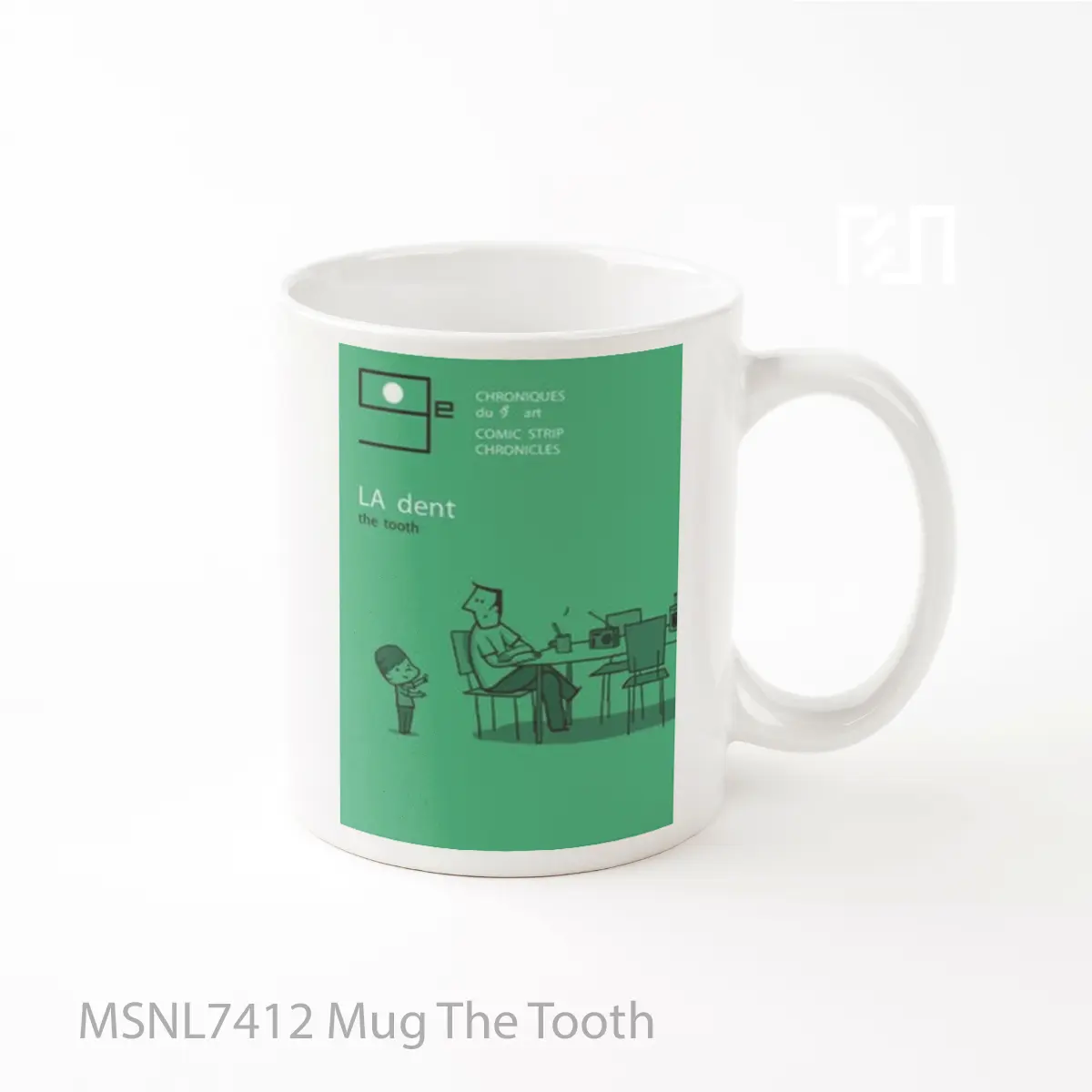 Mug The Tooth Gelas Keramik Tema Film MSNL7412