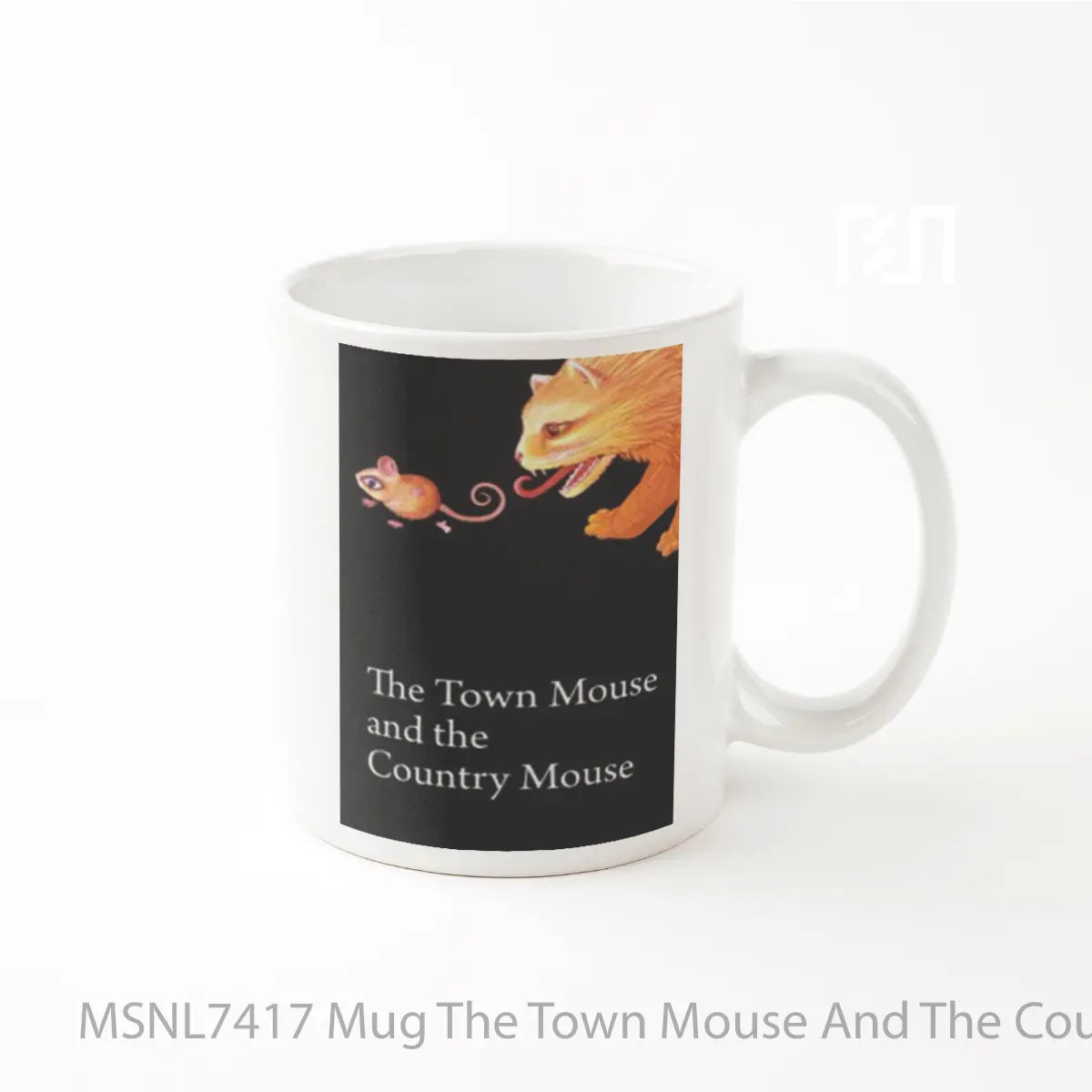 Mug The Town Mouse And The Country Mouse Gelas Keramik Tema Film MSNL7417