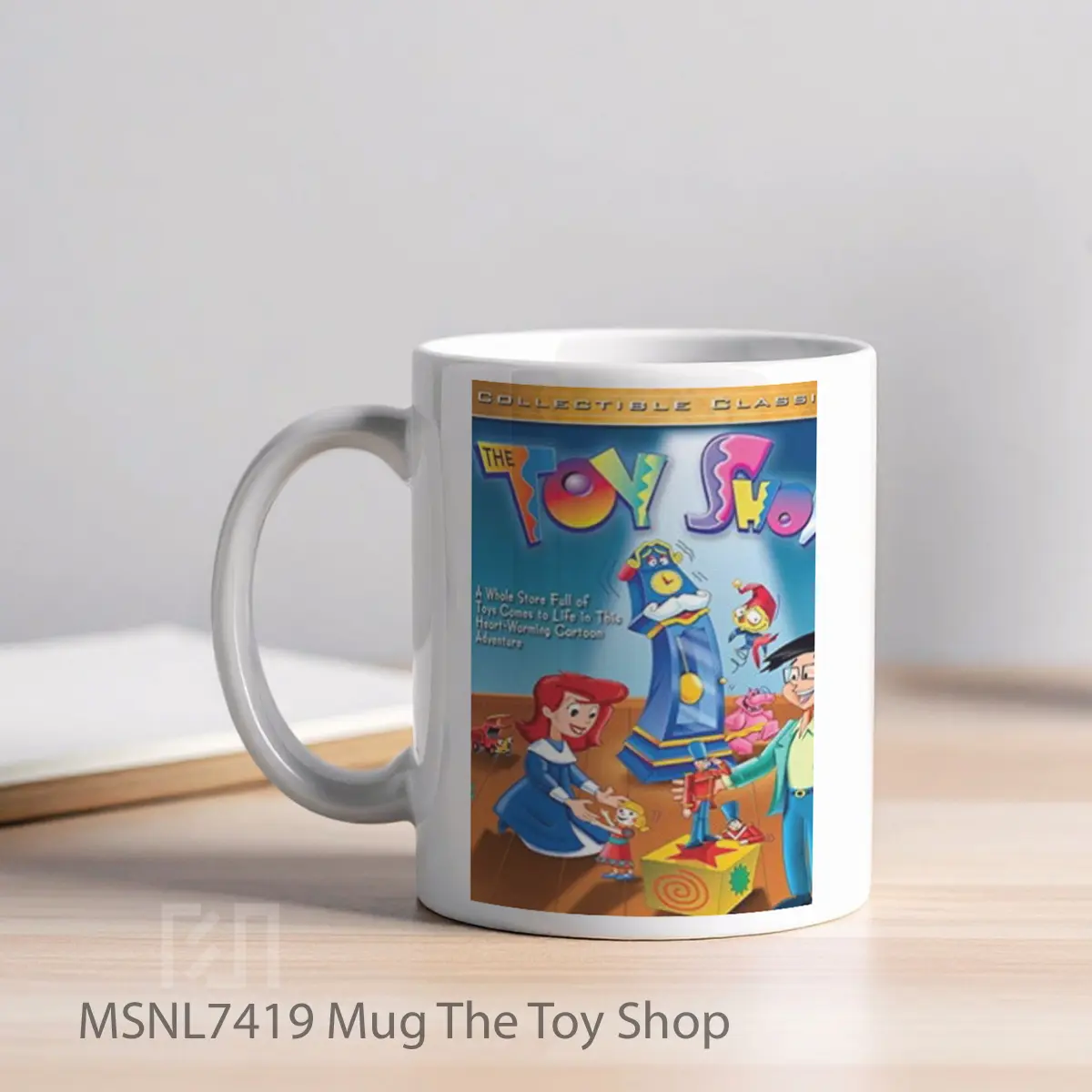 Mug The Toy Shop Gelas Keramik Tema Film MSNL7419 - Tampak Kiri