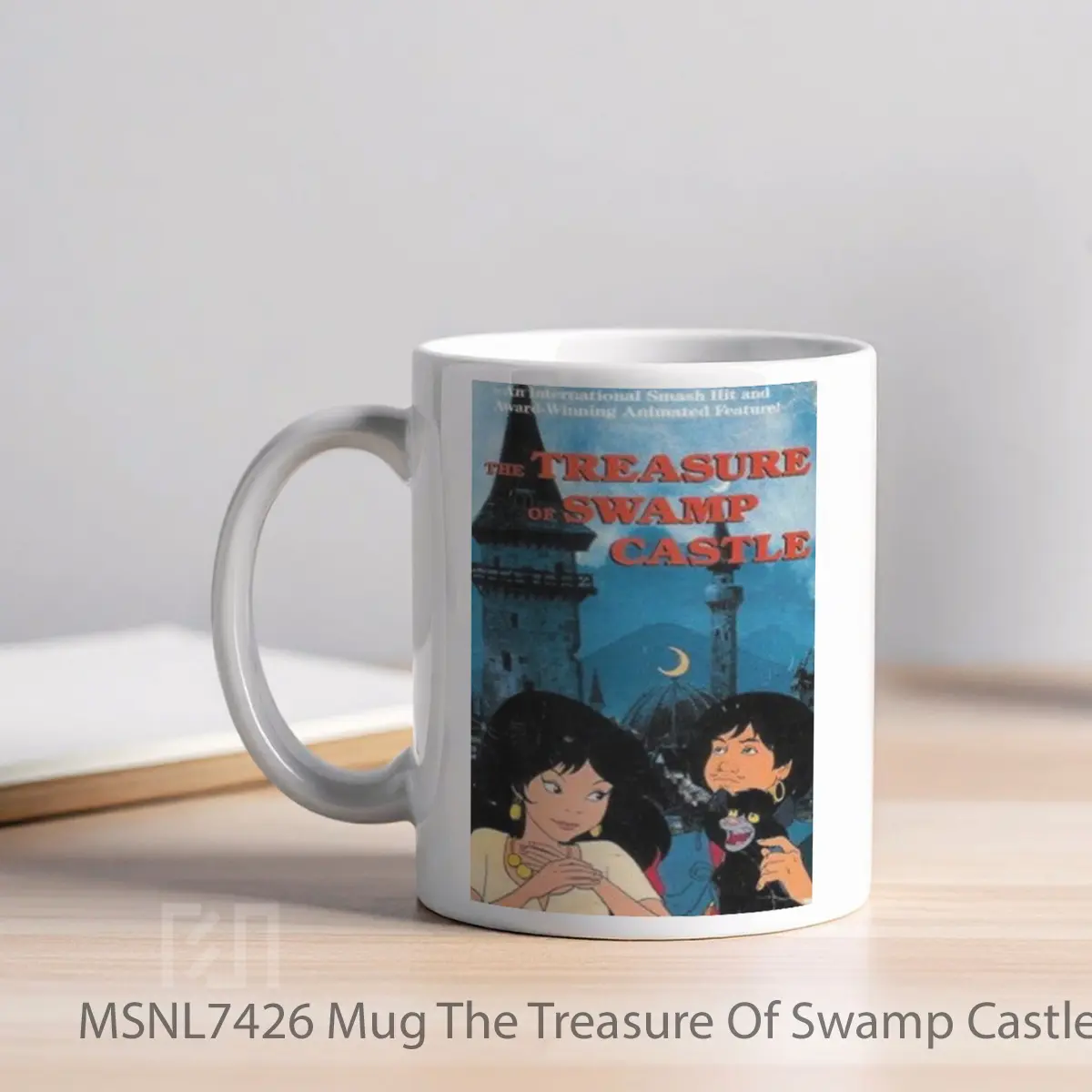 Mug The Treasure Of Swamp Castle Gelas Keramik Tema Film MSNL7426 - Tampak Kiri