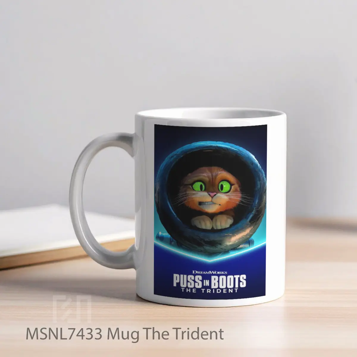 Mug The Trident Gelas Keramik Tema Film MSNL7433 - Tampak Kiri