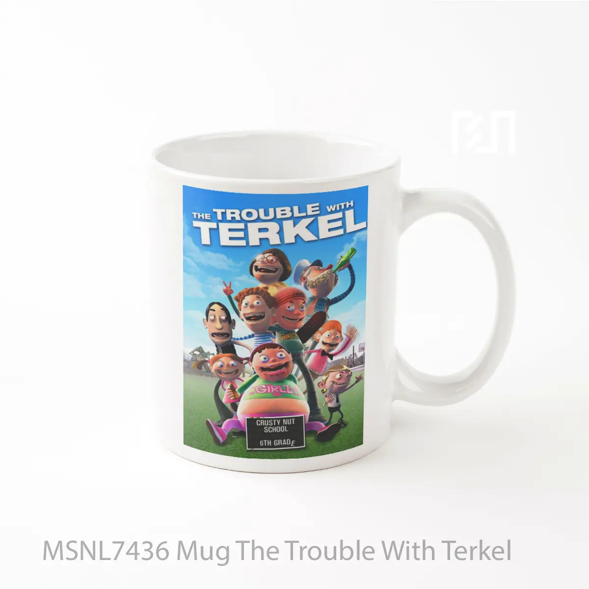 Mug The Trouble With Terkel Gelas Keramik Tema Film MSNL7436