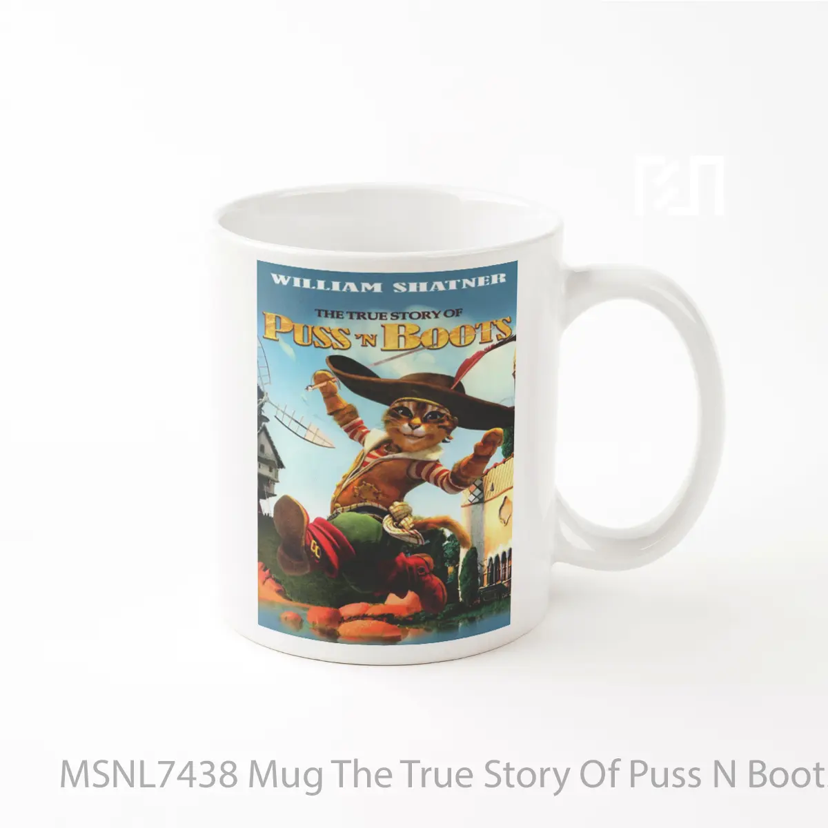 Mug The True Story Of Puss N Boots Gelas Keramik Tema Film MSNL7438
