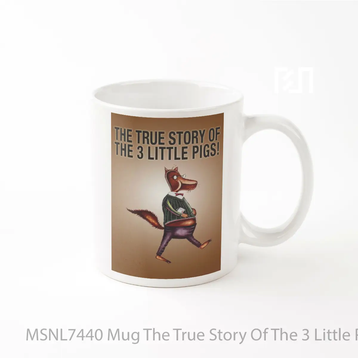 Mug The True Story Of The 3 Little Pigs Gelas Keramik Tema Film MSNL7440