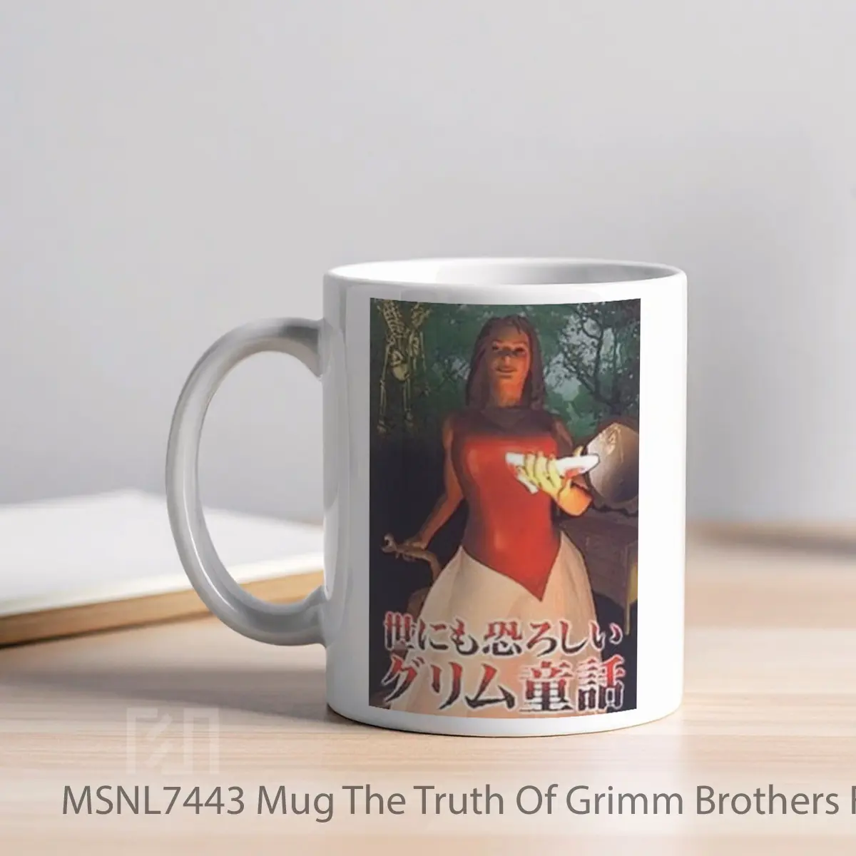 Mug The Truth Of Grimm Brothers Fairy Tales Gelas Keramik Tema Film MSNL7443 - Tampak Kiri