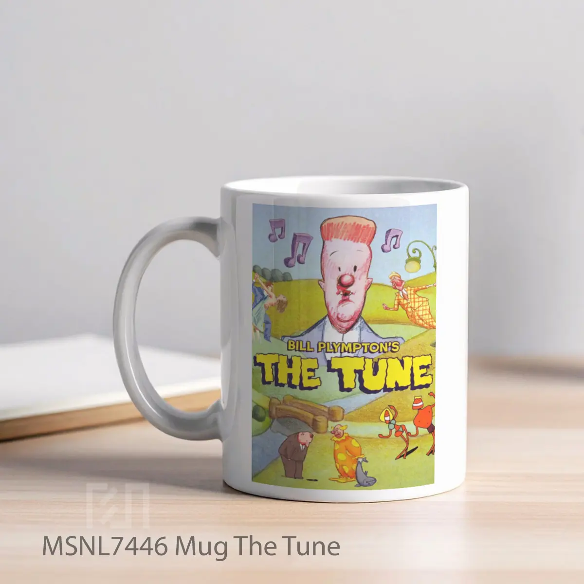 Mug The Tune Gelas Keramik Tema Film MSNL7446 - Tampak Kiri