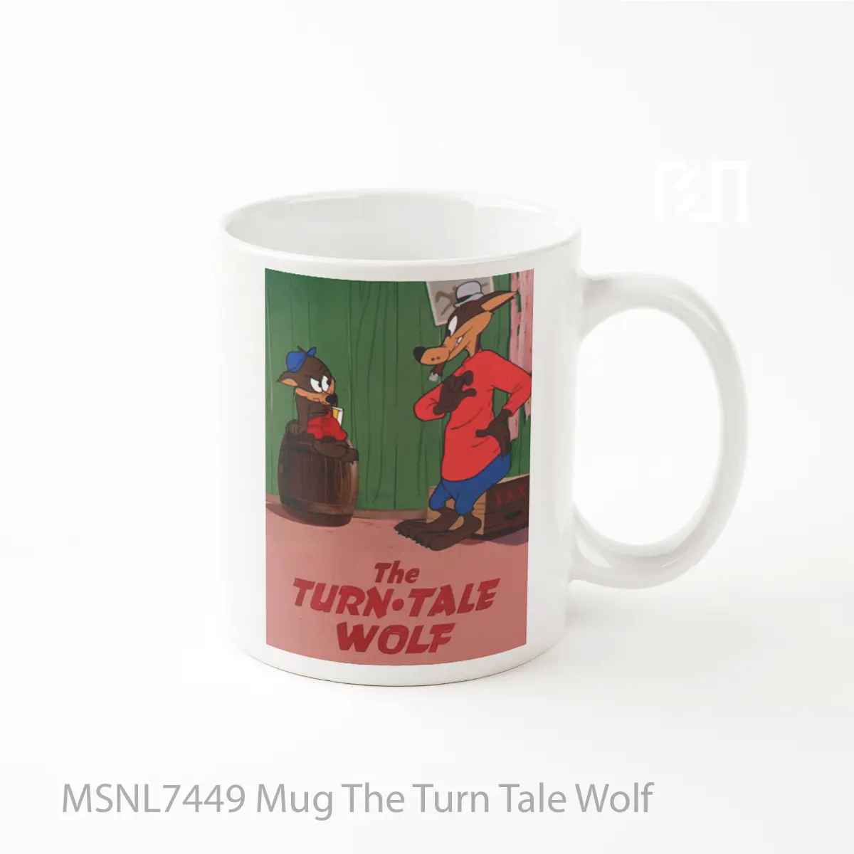 Mug The Turn Tale Wolf Gelas Keramik Tema Film MSNL7449