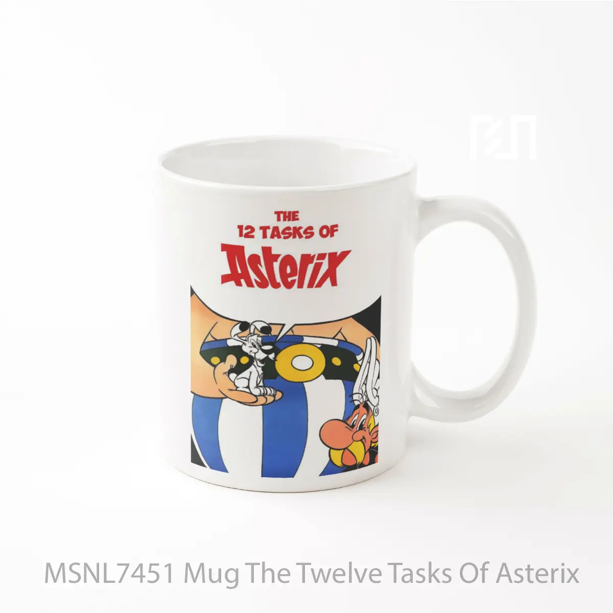 Mug The Twelve Tasks Of Asterix Gelas Keramik Tema Film MSNL7451