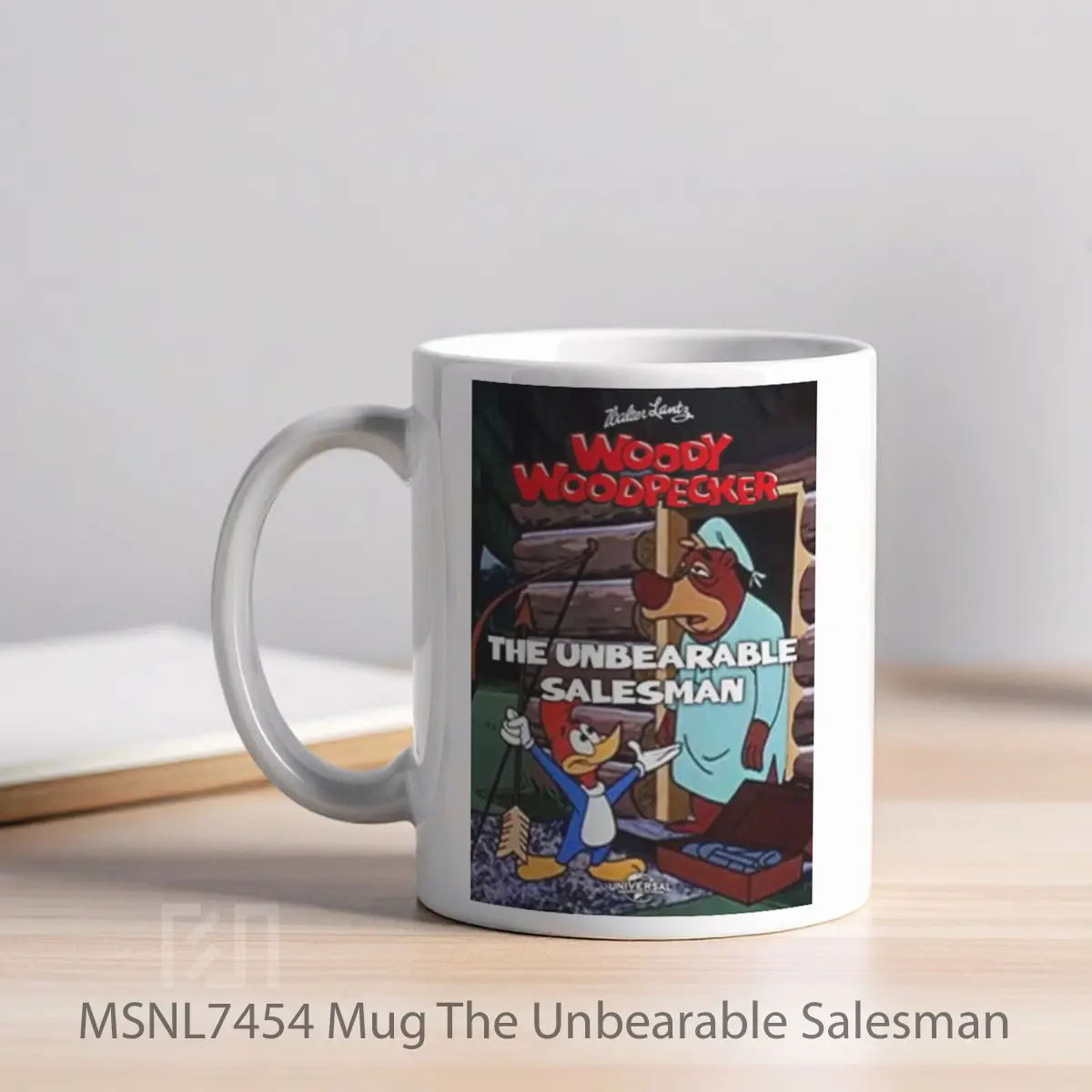 Mug The Unbearable Salesman Gelas Keramik Tema Film MSNL7454 - Tampak Kiri