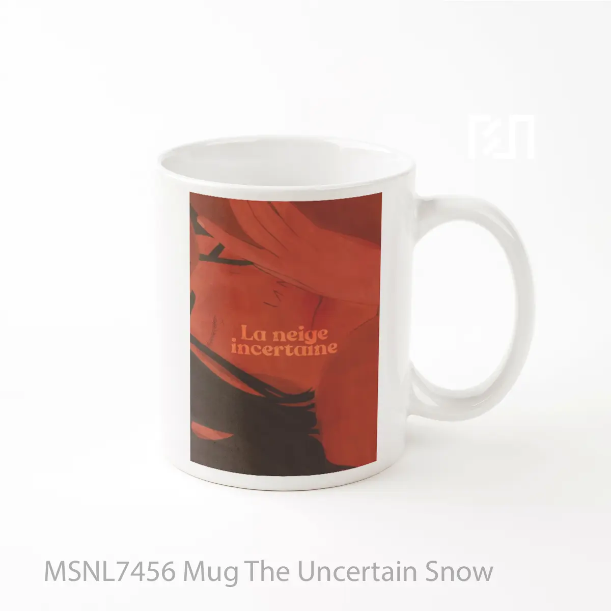 Mug The Uncertain Snow Gelas Keramik Tema Film MSNL7456
