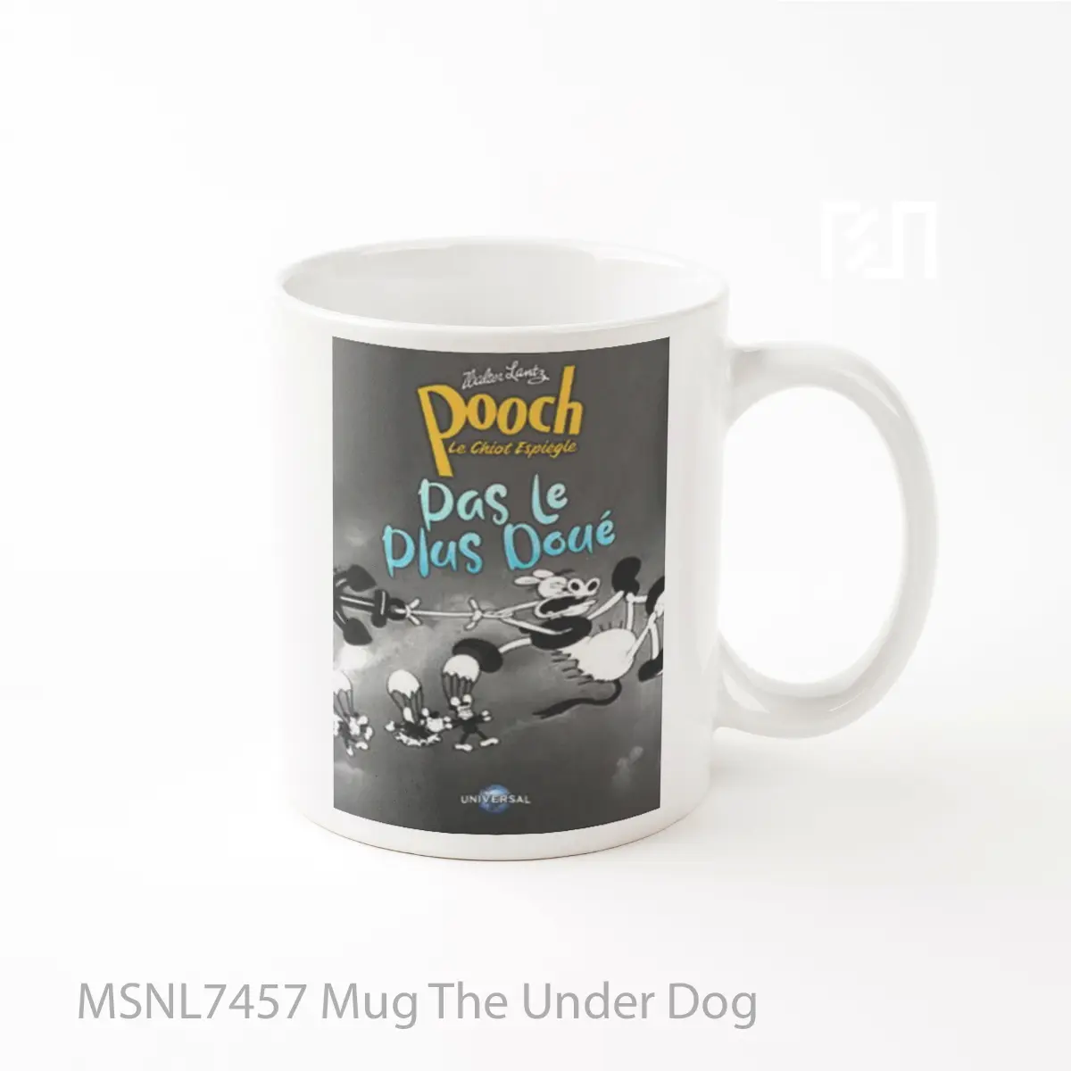 Mug The Under Dog Gelas Keramik Tema Film MSNL7457
