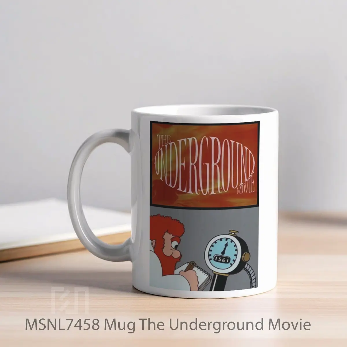 Mug The Underground Movie Gelas Keramik Tema Film MSNL7458 - Tampak Kiri