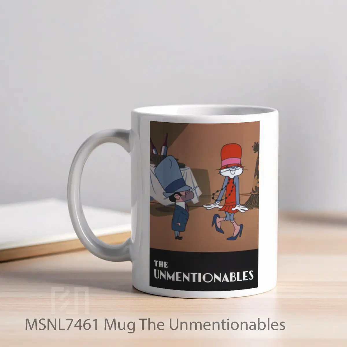 Mug The Unmentionables Gelas Keramik Tema Film MSNL7461 - Tampak Kiri
