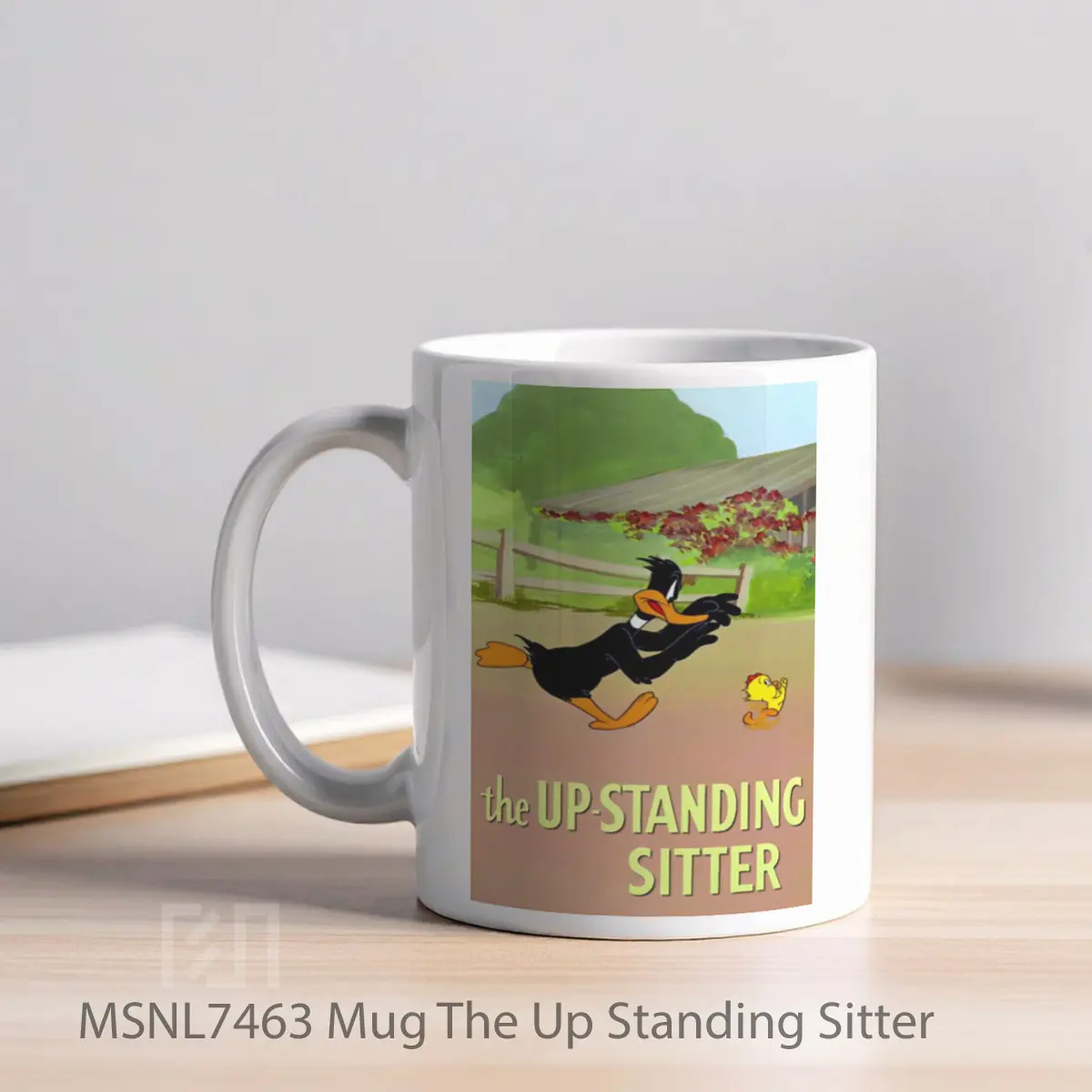 Mug The Up Standing Sitter Gelas Keramik Tema Film MSNL7463 - Tampak Kiri
