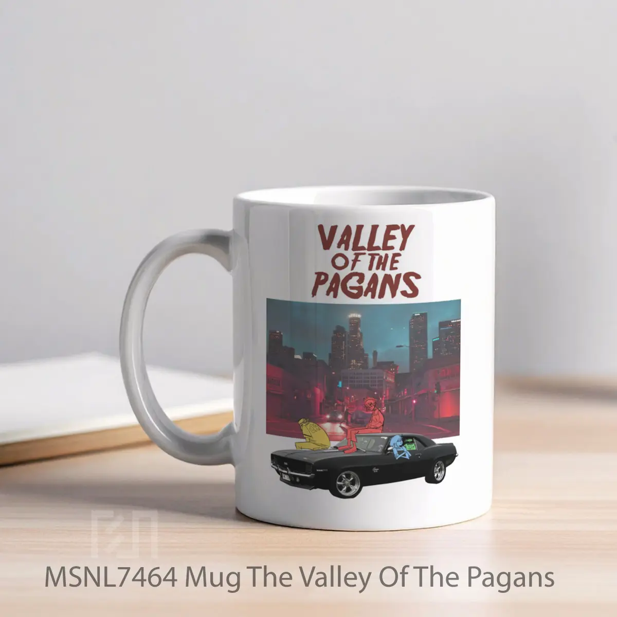 Mug The Valley Of The Pagans Gelas Keramik Tema Film MSNL7464 - Tampak Kiri