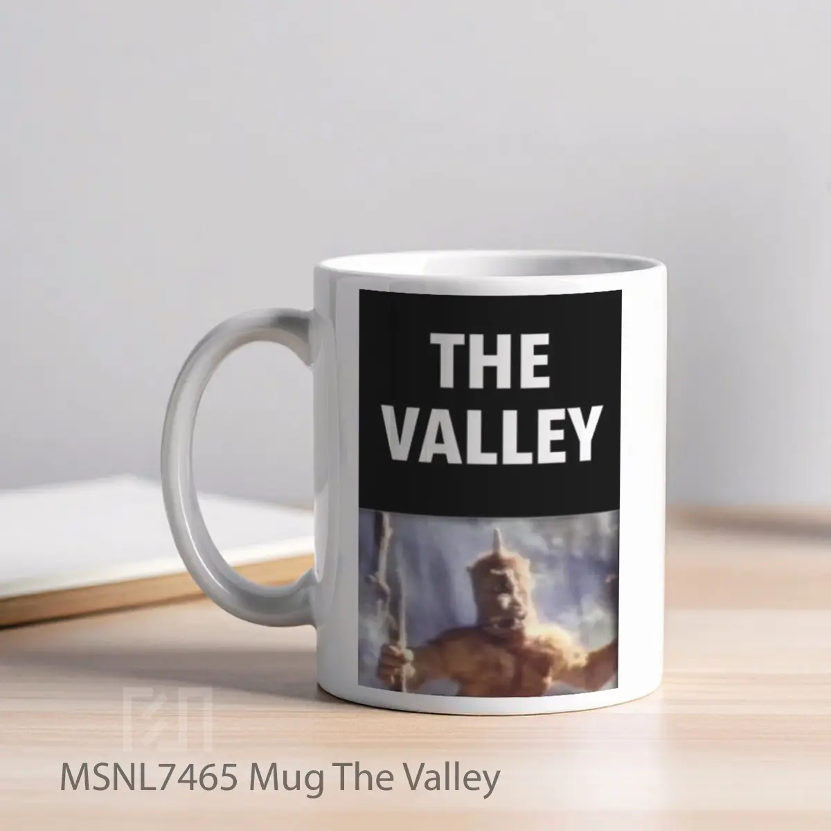 Mug The Valley Gelas Keramik Tema Film MSNL7465 - Tampak Kiri