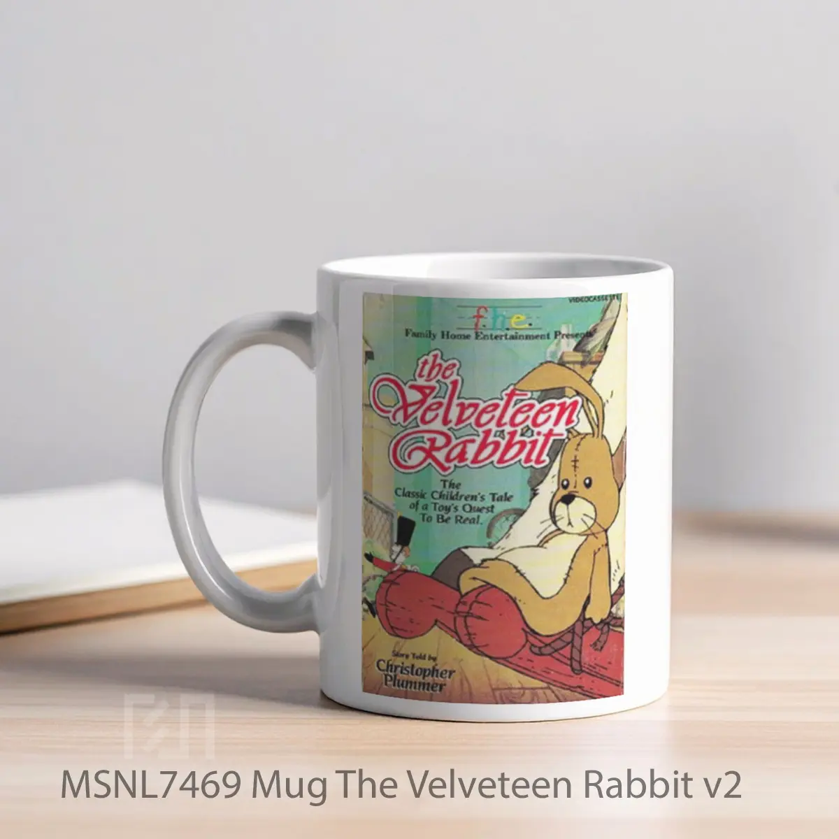 Mug The Velveteen Rabbit V2 Gelas Keramik Tema Film MSNL7469 - Tampak Kiri