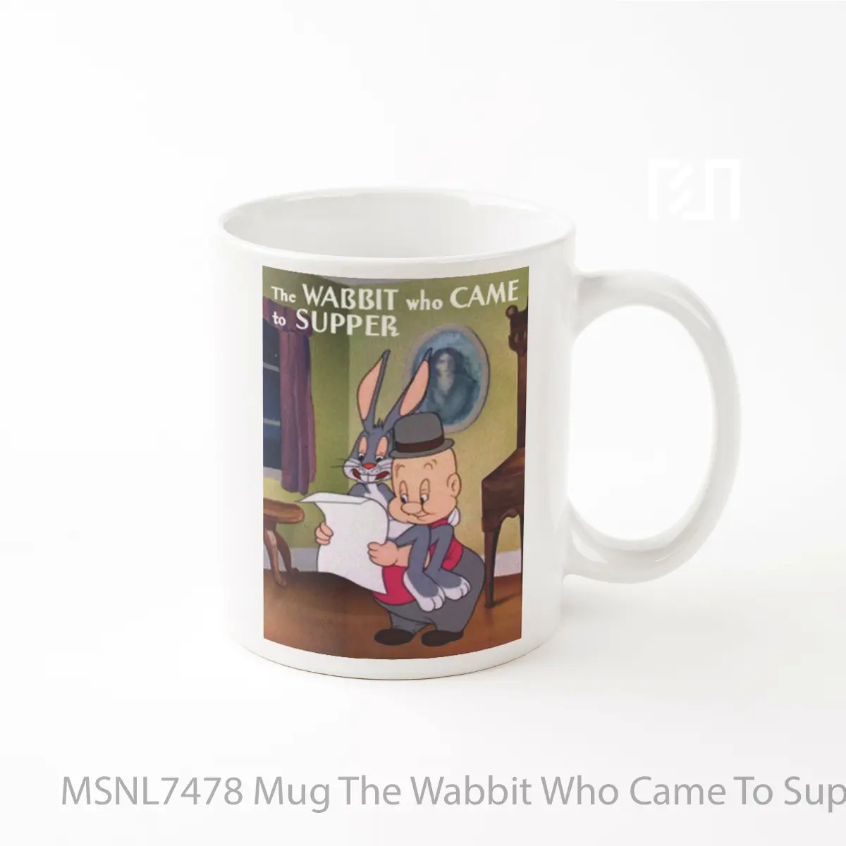 Mug The Wabbit Who Came To Supper Gelas Keramik Tema Film MSNL7478
