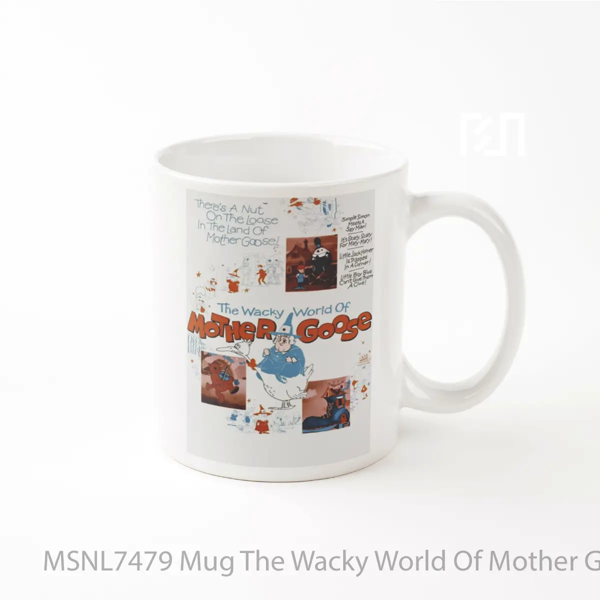 Mug The Wacky World Of Mother Goose Gelas Keramik Tema Film MSNL7479