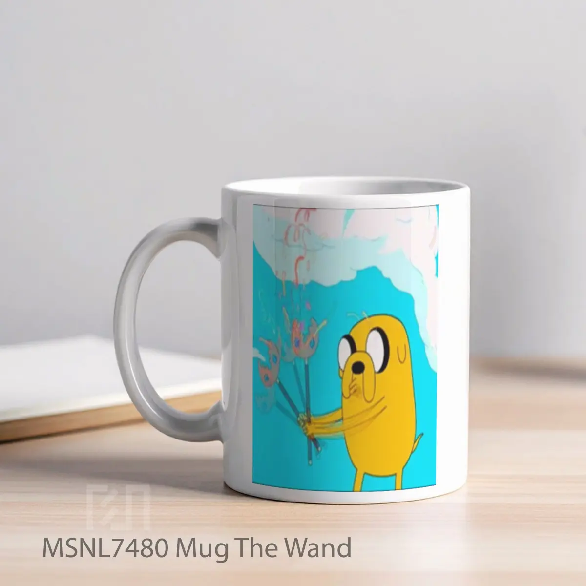Mug The Wand Gelas Keramik Tema Film MSNL7480 - Tampak Kiri