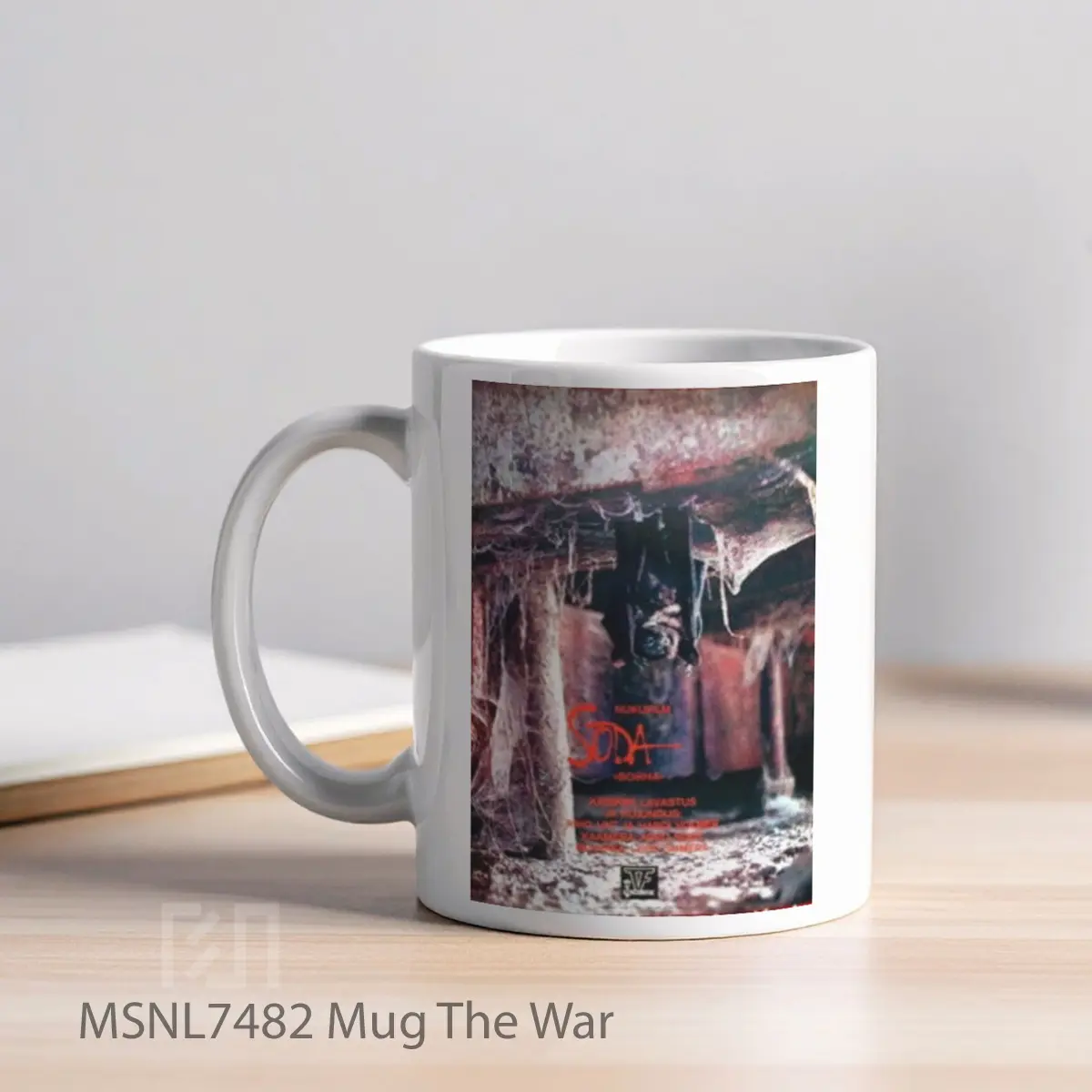 Mug The War Gelas Keramik Tema Film MSNL7482 - Tampak Kiri
