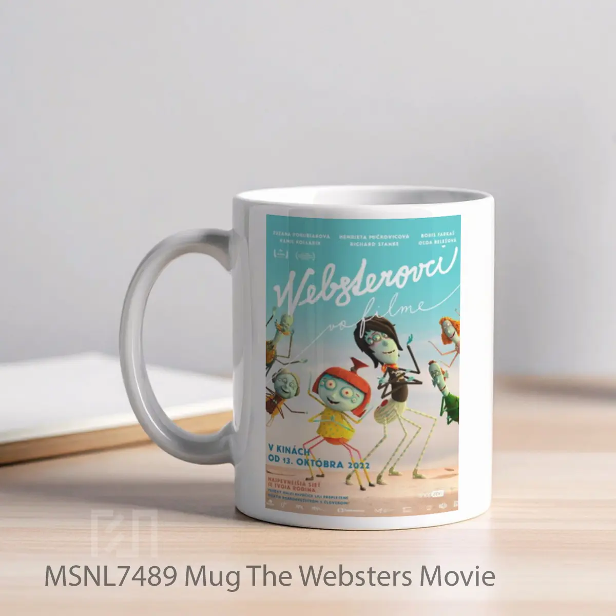 Mug The Websters Movie Gelas Keramik Tema Film MSNL7489 - Tampak Kiri