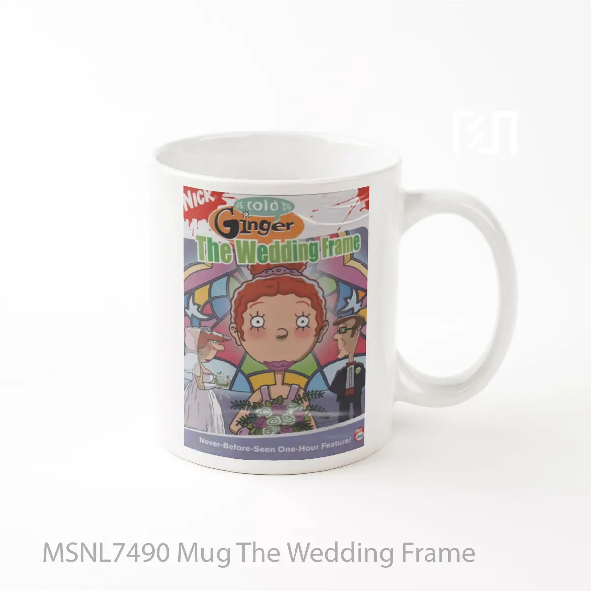 Mug The Wedding Frame Gelas Keramik Tema Film MSNL7490