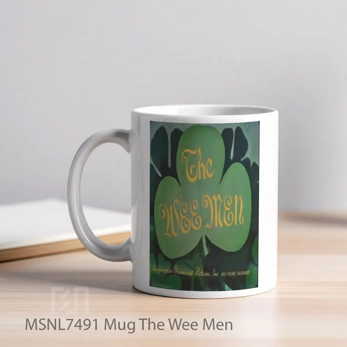 Mug The Wee Men Gelas Keramik Tema Film MSNL7491 - Tampak Kiri