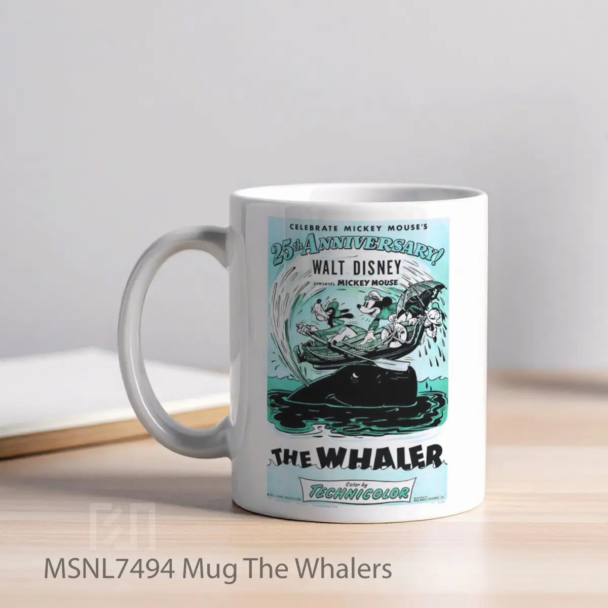Mug The Whalers Gelas Keramik Tema Film MSNL7494 - Tampak Kiri
