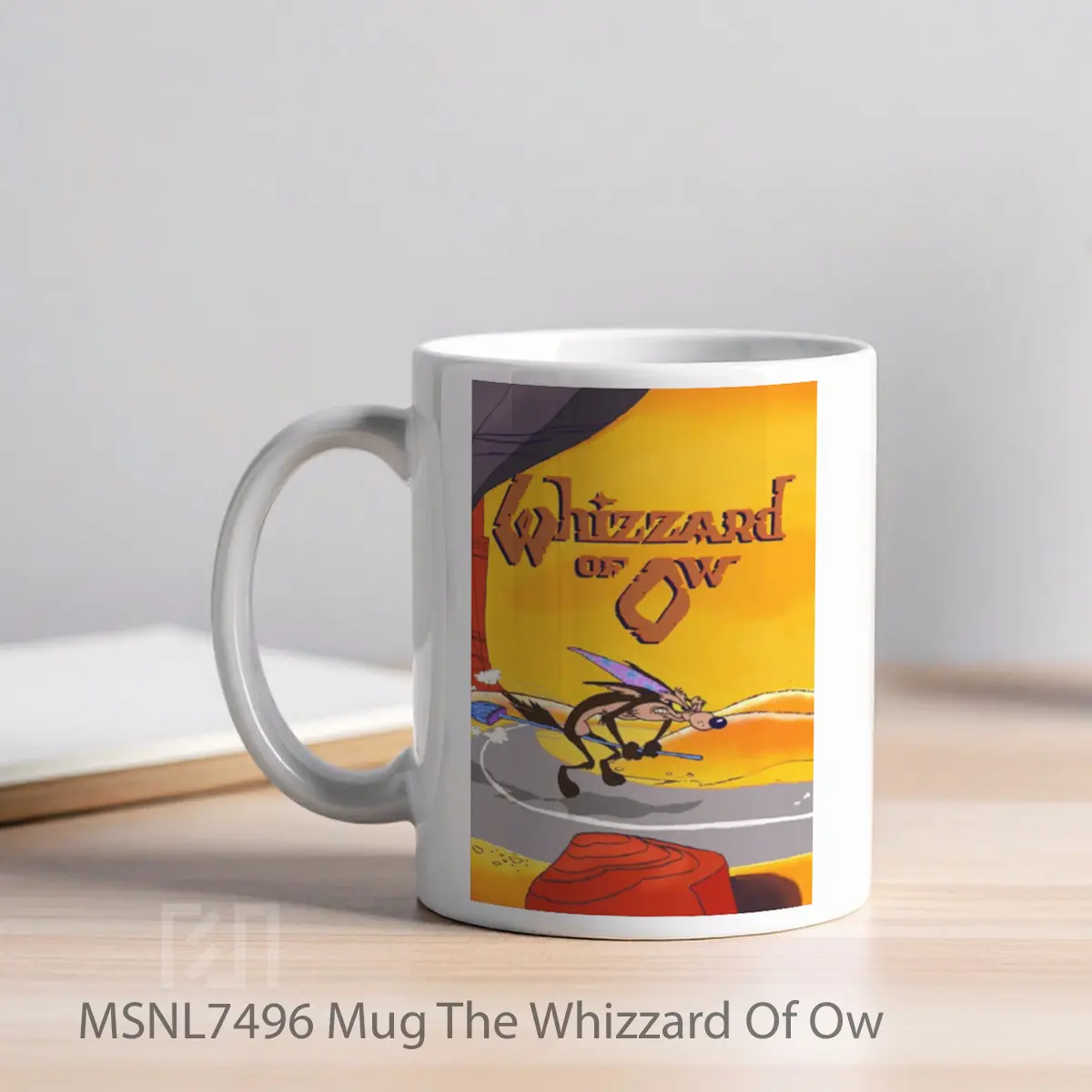 Mug The Whizzard Of Ow Gelas Keramik Tema Film MSNL7496 - Tampak Kiri